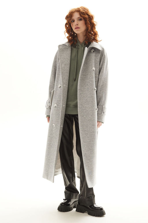 Пальто Golden Valley 7139-1 серый  фото 6