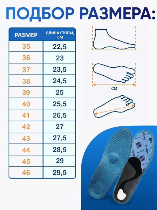 Стельки ортопедические каркасные с разгружающими элементами при пяточной шпоре, плоскостопии Talus 9  фото 10