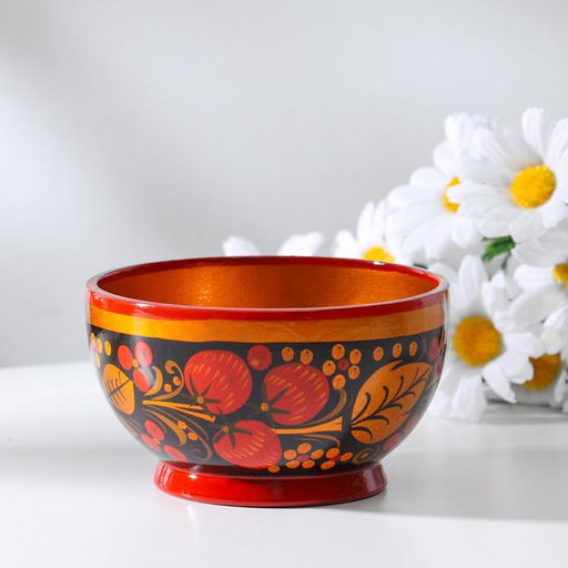 Чашка дерево хохлома «Малая», 11×6.5 см