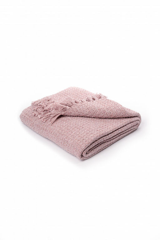 Покрывало вафельное 150x200 розовый Хлопок 100% - Denastia фото 4