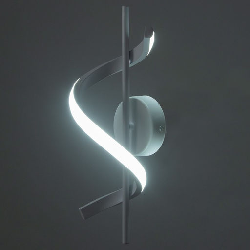 Бра «Спираль» LED 16 Вт 6000К белый 12×40 см