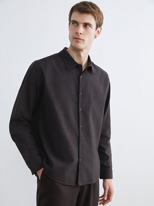 Regular Fit Uzun Kollu Arm?rl? Erkek G?mlek