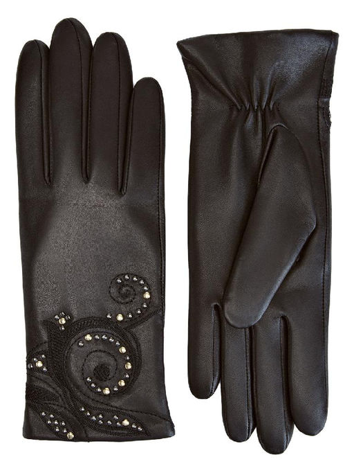 Перчатки женские ш+каш. IS01439 black - Eleganzza фото 11