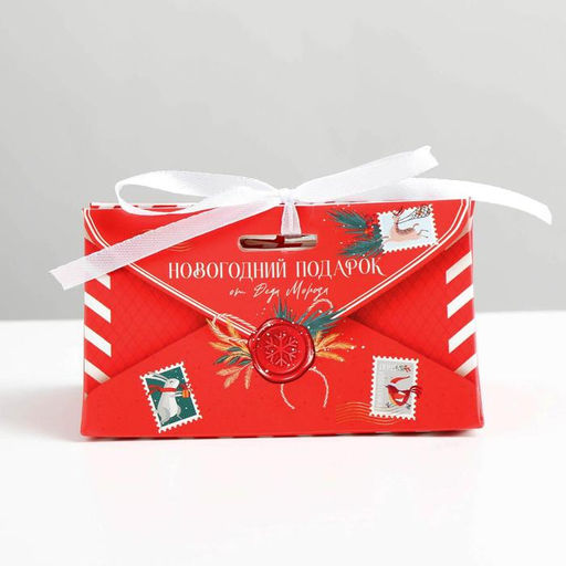 Цена за 5 шт. Бонбоньерка новогодняя «Новогодняя почта», 10×5.5×5.5 см, Новый год