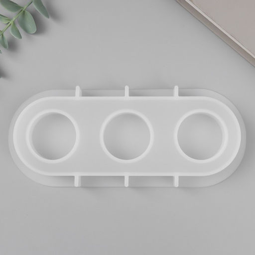 Молд силикононовый «Подсвечник. Лаконичность» 8 х 20 х 2,7 см