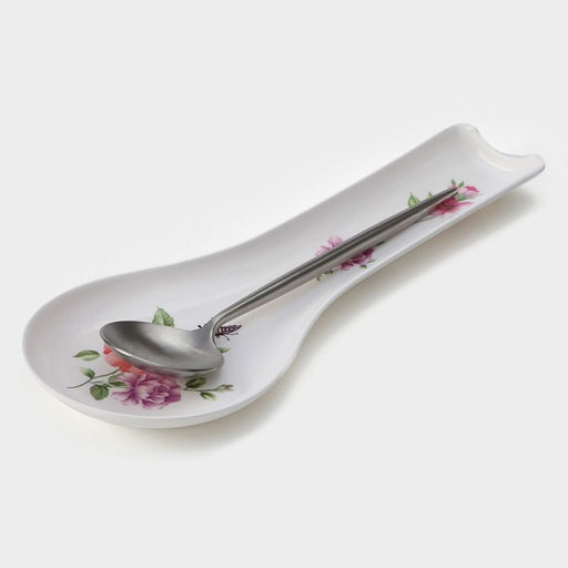 Подставка под ложку Изобилие, пластик, 2710 см, белая, рисунок МИКС - Simaland фото 6