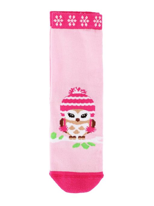 OMSA kids Calzino 21P64 (совы) - rosa  фото 4