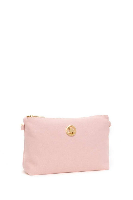 U. S. Polo Assn / Женская пудровая сумка через плечо - U.s. polo assn фото 2