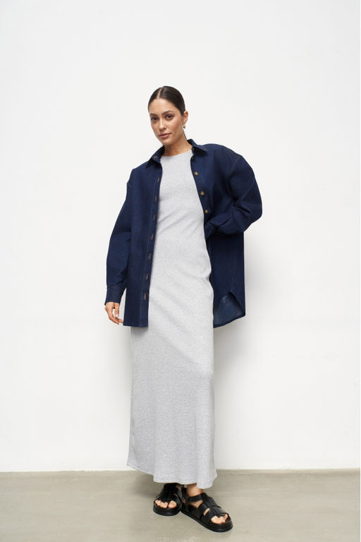 Рубашка DENIM Dark Blue - Erist store фото 3