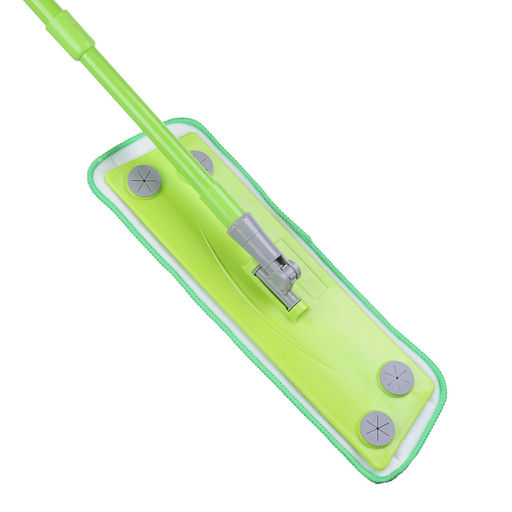 Швабра с насадкой из микрофибры на липучках, рукоятка металл окраш., телескоп, 444-275