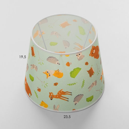 Абажур для светильника универсальный BayerLux «Лесная жизнь», Е27/Е14, 24×24×19 см