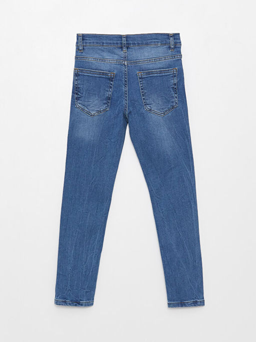 Super Skinny Fit Y?rt?k Detayl? Erkek ?ocuk Jean Pantolon - Waikiki фото 2