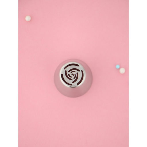 Насадка кондитерская KONFINETTA Роза 10 лепестков пышная, d=3.7 см, выход d=2 см, нержавеющая сталь  фото 2