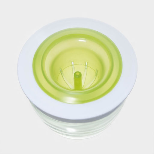 Ёмкость для масла, d=10 см, с кисточкой, стекло, белая - Simaland фото 3