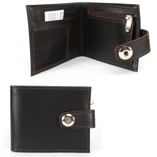 Портмоне мужское Croco-ПР-908 натуральная кожа 3 отд, 3 карм, коричневый матовый (5) 239905