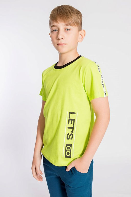 Футболка М222037Пв Салатовый