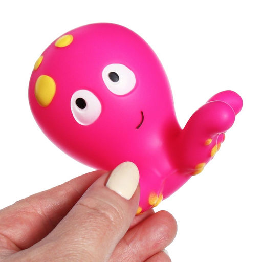 Резиновые игрушки для ванны Крошка Я «Морские друзья», в наборе 4 шт., виды МИКС