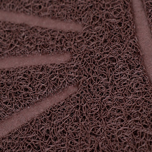 Коврик 2-в-1 под миску/туалет животных 38 х 38 см бордовый - Пижон фото 4