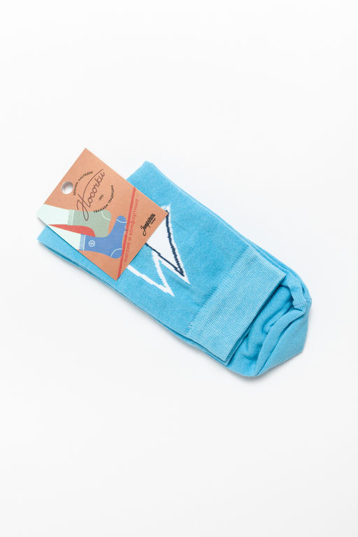 Носки ЗАПОРОЖЕЦ Лодка ГОЛУБОЙ  фото 3