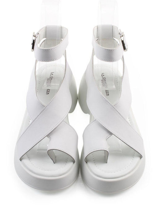08-XT148-010 WHITE Босоножки женские (натуральная кожа)