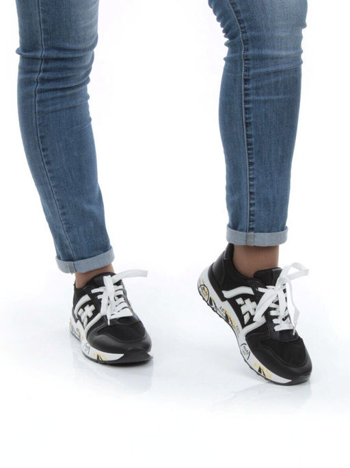 05-6026-83 BLACK Кроссовки женские (искусственные материалы) - No name фото 3