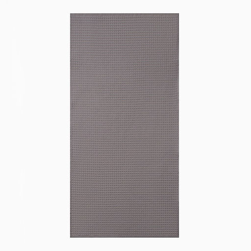 Полотенце вафельное LoveLife Waffle gray 100×150 см, хлопок 100%, серое