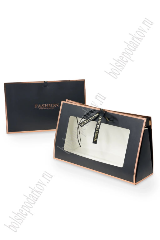 Коробка для цветов 27*9*16 см (10 шт) SF-7949, черный