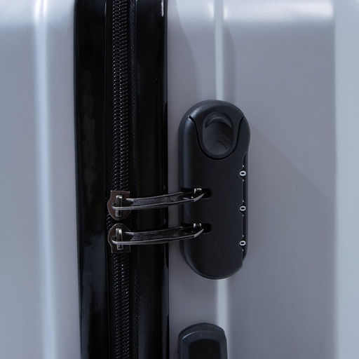 Чемодан средний 24, кодовый замок, цвет серебристый - Simaland фото 6