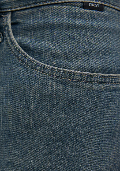 James KRMZBYZ Mavi Premium Vintage Puslu Mavi Jean Pantolon  фото 8