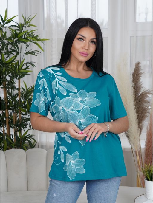 Футболка женская Лирика бордо - Lovetex фото 6