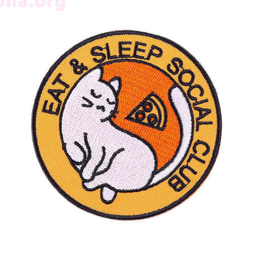 Нашивка Eat & sleep social club