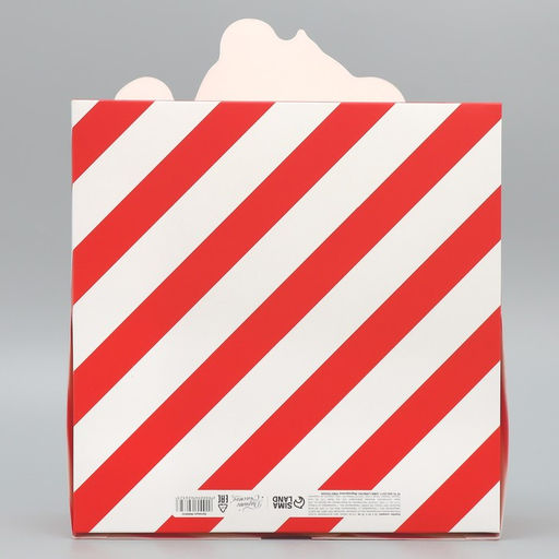 Цена за 2 шт. Коробка подарочная новогодняя складная С Новым годом!, 25?25?10 см