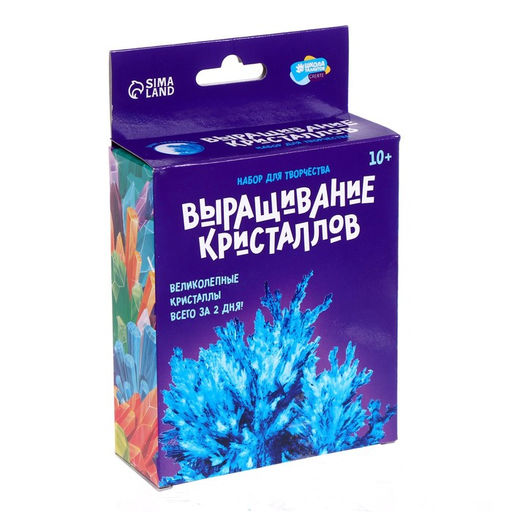 Набор для творчества Лучистые кристаллы, цвет синий - Школа талантов фото 4