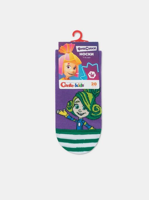 Носки дет. ФИКСИКИ 22С-23СП р.16 - 919 фиолетовый - Conte elegant фото 3