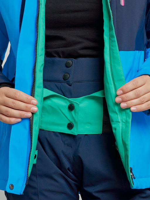 Горнолыжный костюм женский зимний синего цвета 03307S - Chunmai фото 9