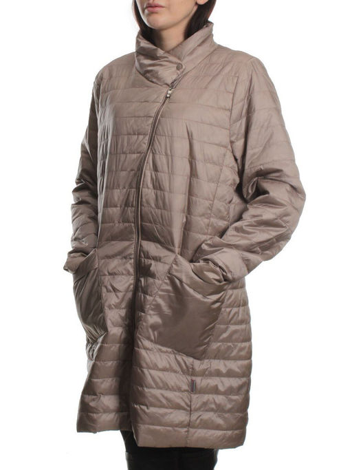 K-532 BEIGE Куртка демисезонная стеганая женская (70 гр. холлофайбер) - Fashion фото 5