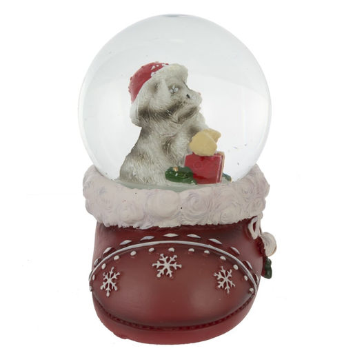Фигурка декоративная "Котенок" в стекл шаре, D 6.5 см, L8,5 W6,5 H9,5 см