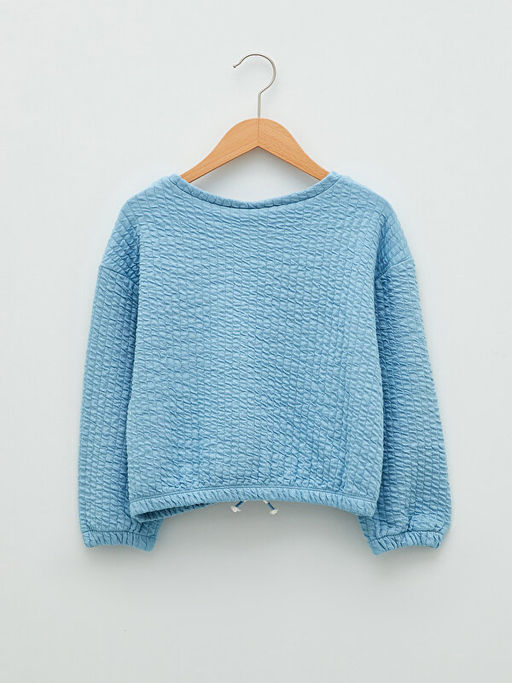 Bisiklet Yaka Basic Uzun Kollu K?z ?ocuk Sweatshirt - Waikiki фото 2