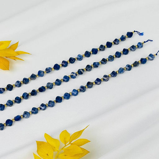 Бусины для украшений из Содалита (35 бусин) 39 см