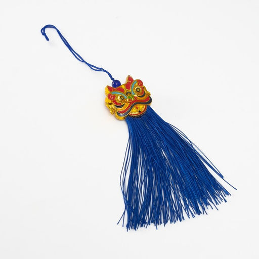Подвеска текстиль, пластик Китайский лев, синяя, 2414 см - Simaland фото 4