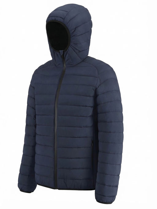 Куртка мужская стёганая с капюшоном с графеновой подкладкой бежевого цвета 9625_1B - Valianly фото 34