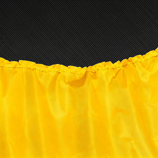 Батут ROCKET, d=140, внешняя сетка высотой 88 см., общая высота 122 см. черный с желтым