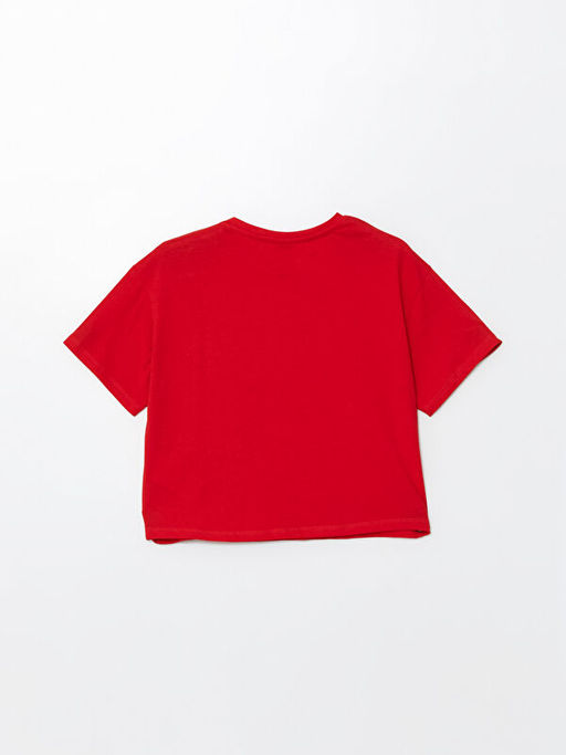 Bisiklet Yaka K?z ?ocuk Ti??rt - Waikiki фото 3