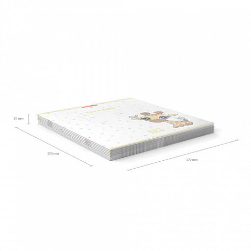 Цена за 10 шт. Тетрадь школьная ученическая ErichKrause Веселые зверята, 12 листов, клетка (в плёнке по 10 шт.)_MIX-PACK фото 10