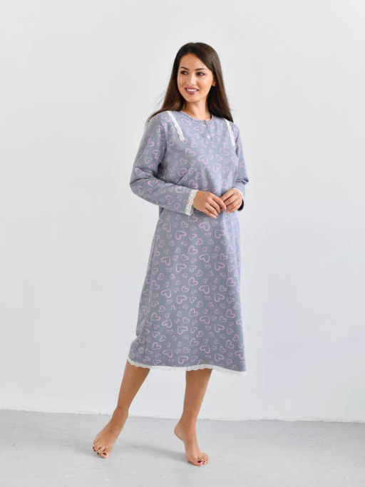 Сорочка женская Нина Голубой - Modamica фото 25