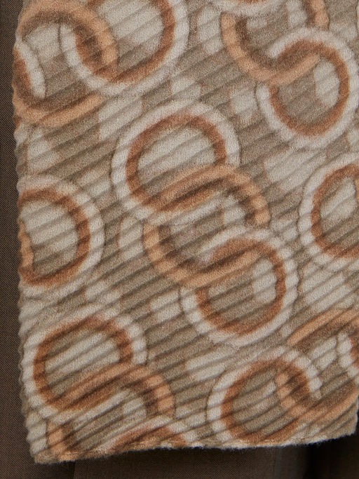 Большой, мягкий, тонкий и очень нежный двусторонний палантин с рисунком - Tantino фото 12