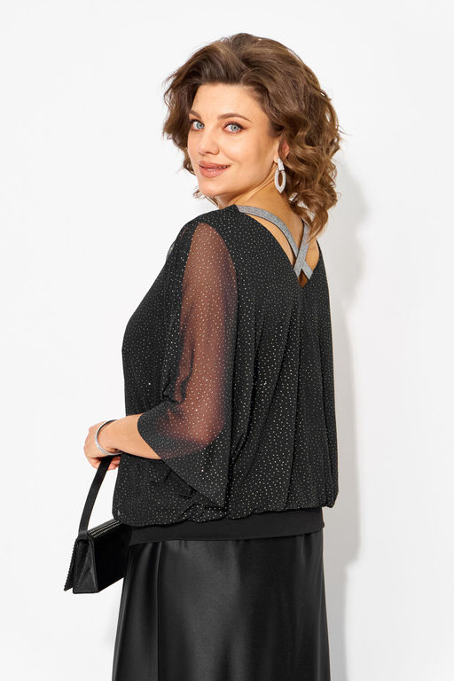 Туника Liliana 1502 черный фото 8