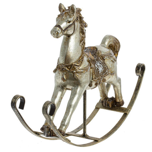Фигурка декоративная "Лошадка-качалка", L21,5 W5 H17 см
