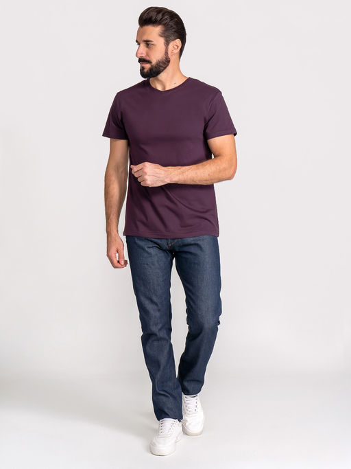 Футболка мужская короткий рукав GREG G146-RD-7020 (фиолет)  фото 4