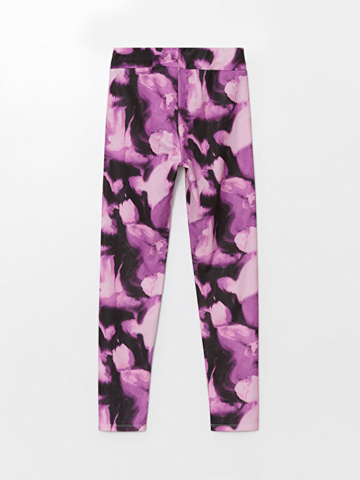 Beli Lastikli Batik Desenli K?z ?ocuk Tayt - Waikiki фото 3